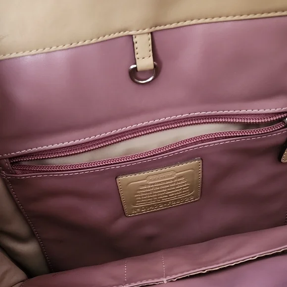 Coach Charlie Embossed Python Leather Tote Luxury Bag Old Money Quiet Luxury - Picture 6 of 16